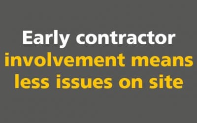 BIM: Early contractor involvement means less issues on site