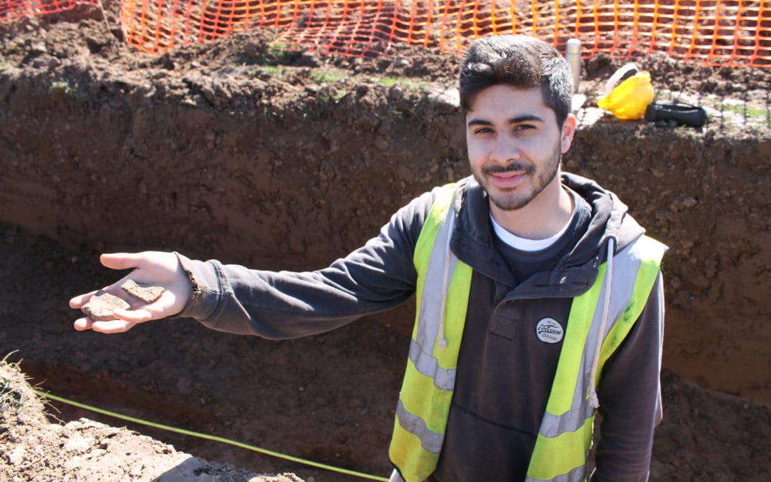 Archaeological finds on site at Braywick Leisure Centre